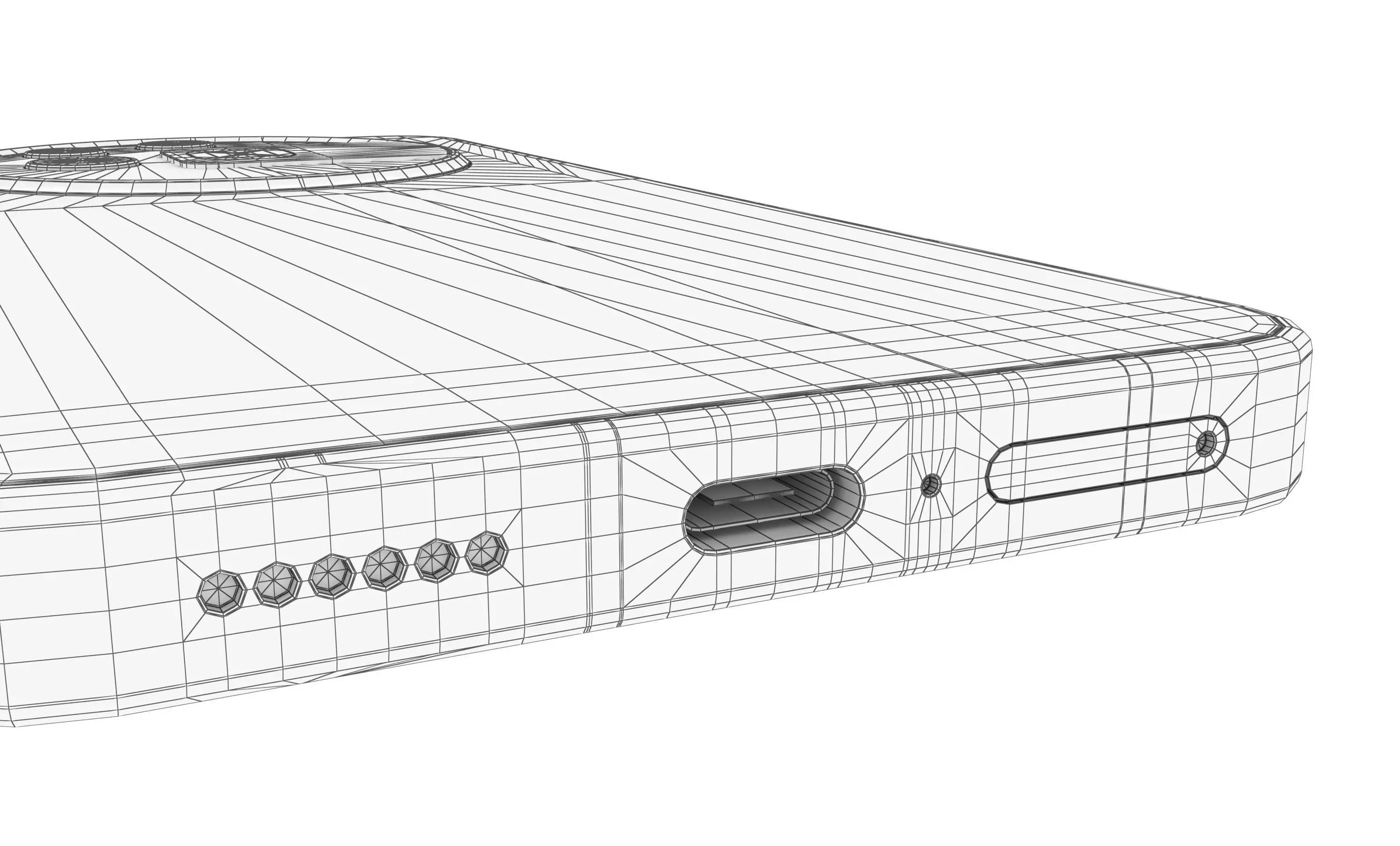 Nothing Phone 3a Pro Black 3D model_32