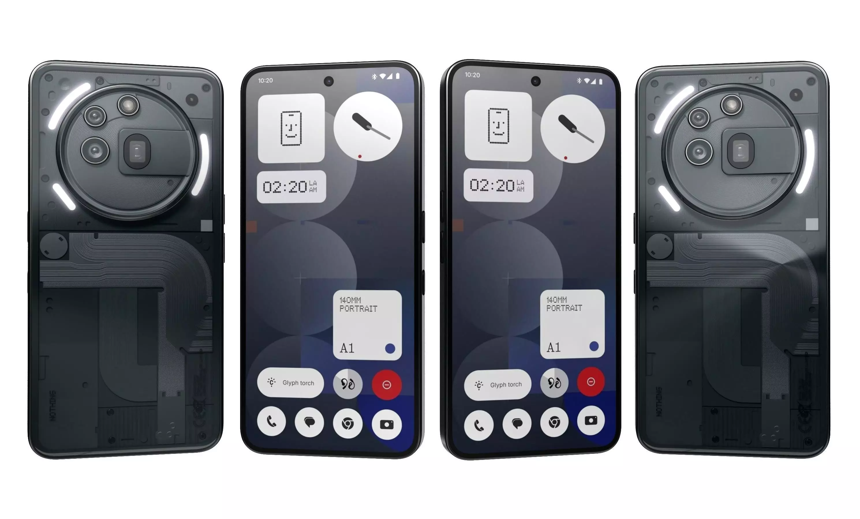 Nothing Phone 3a Pro Black 3D model_3