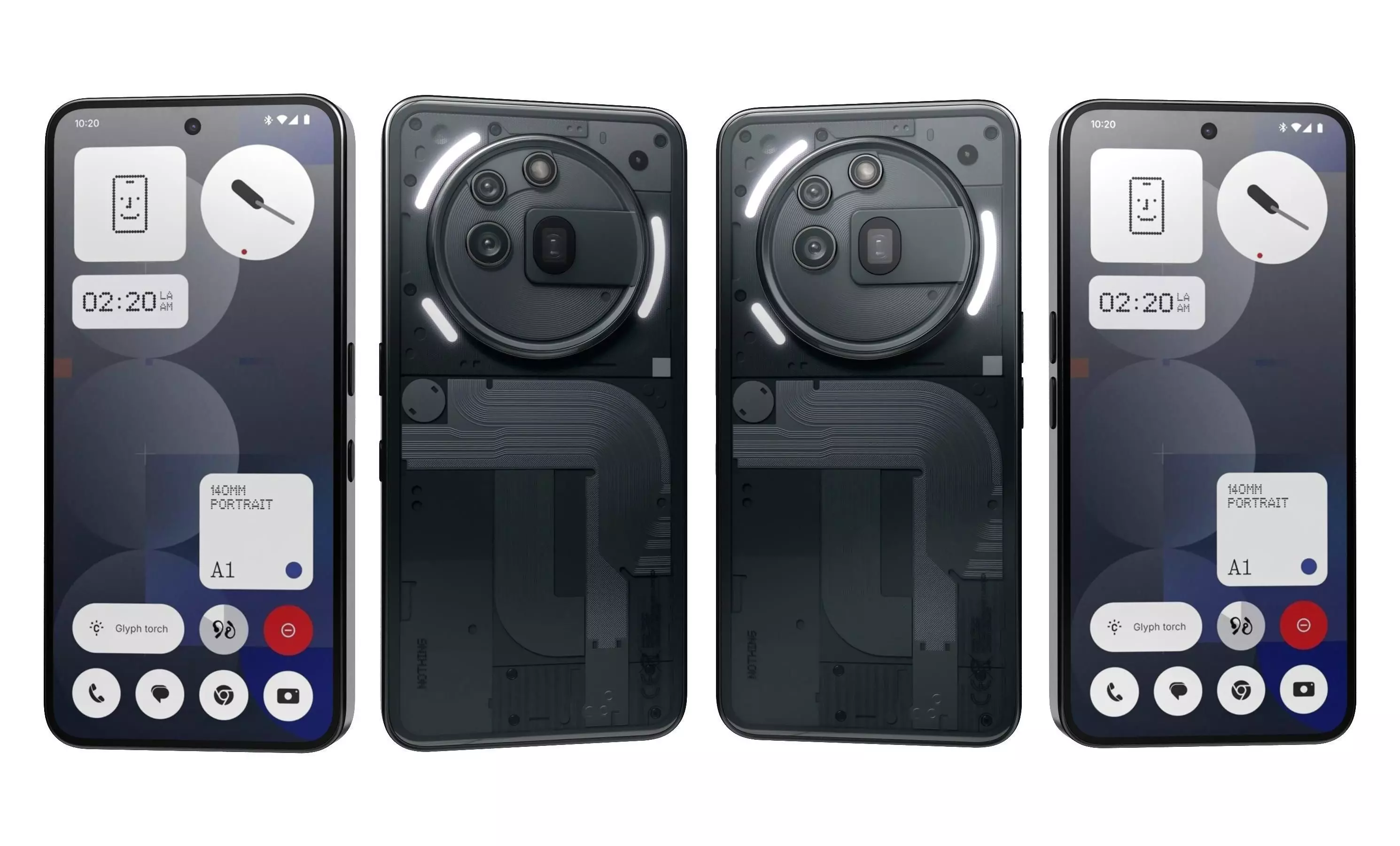 Nothing Phone 3a Pro Black 3D model_19