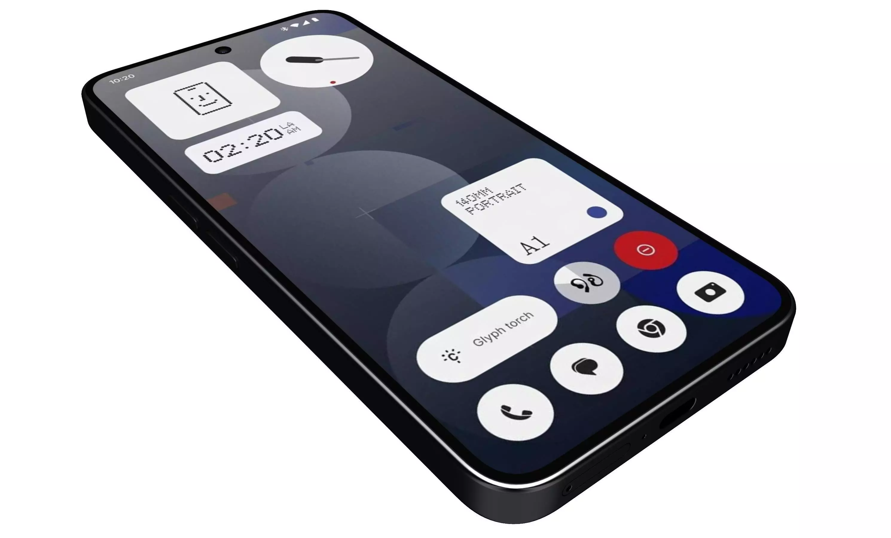 Nothing Phone 3a Pro Black 3D model_1