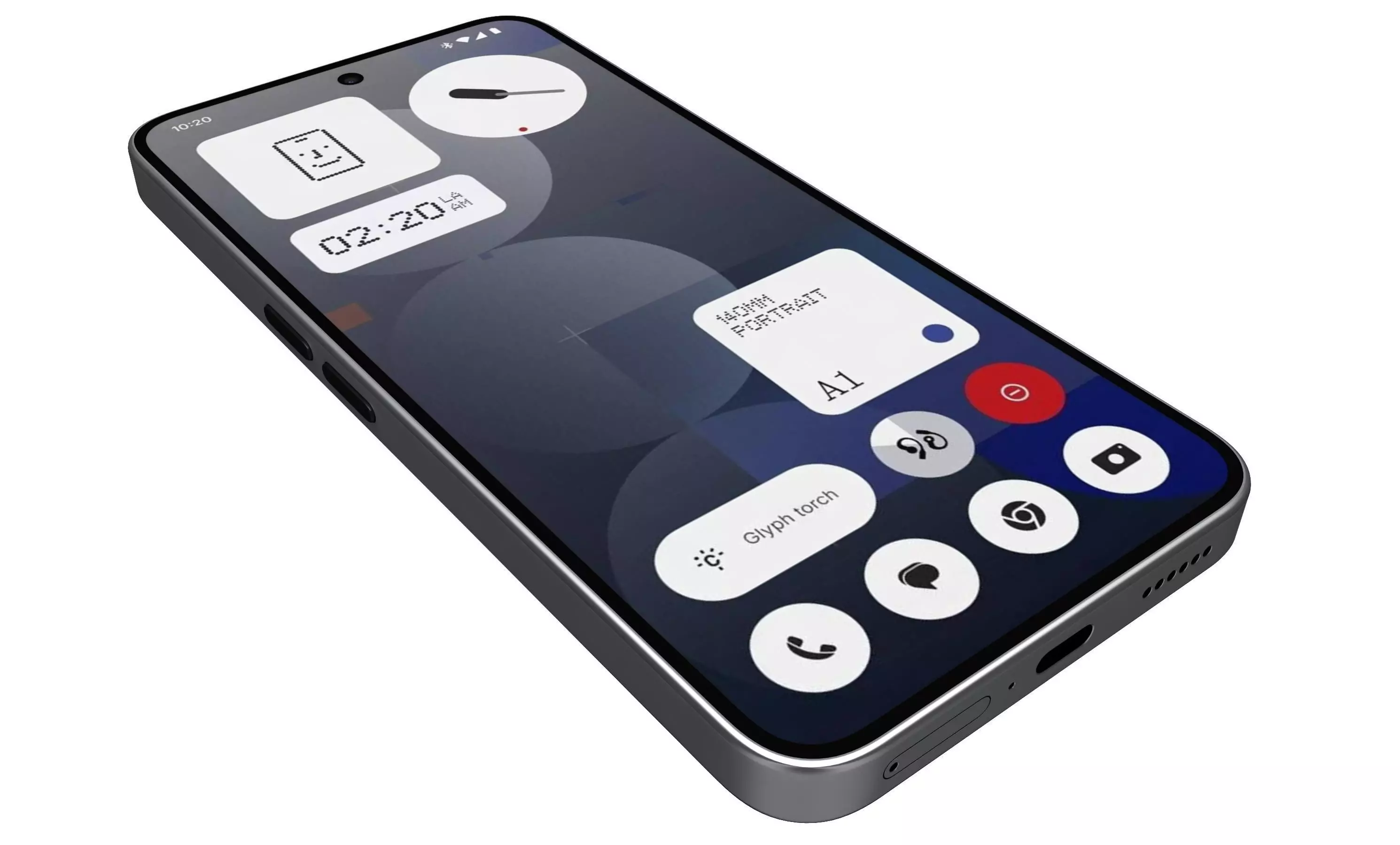 Nothing Phone 3a Pro Gray 3D model_1