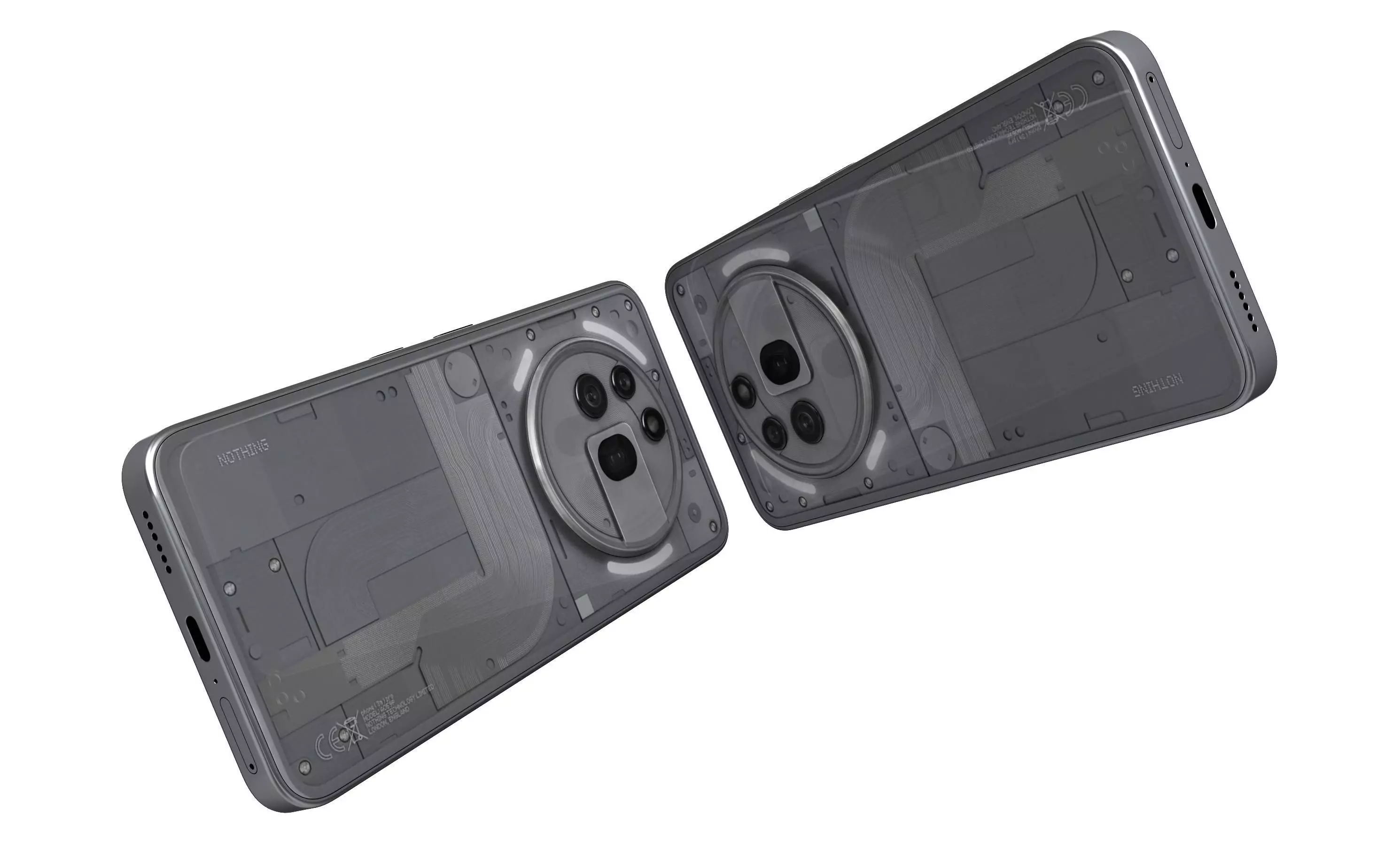 Nothing Phone 3a Pro Gray 3D model_6