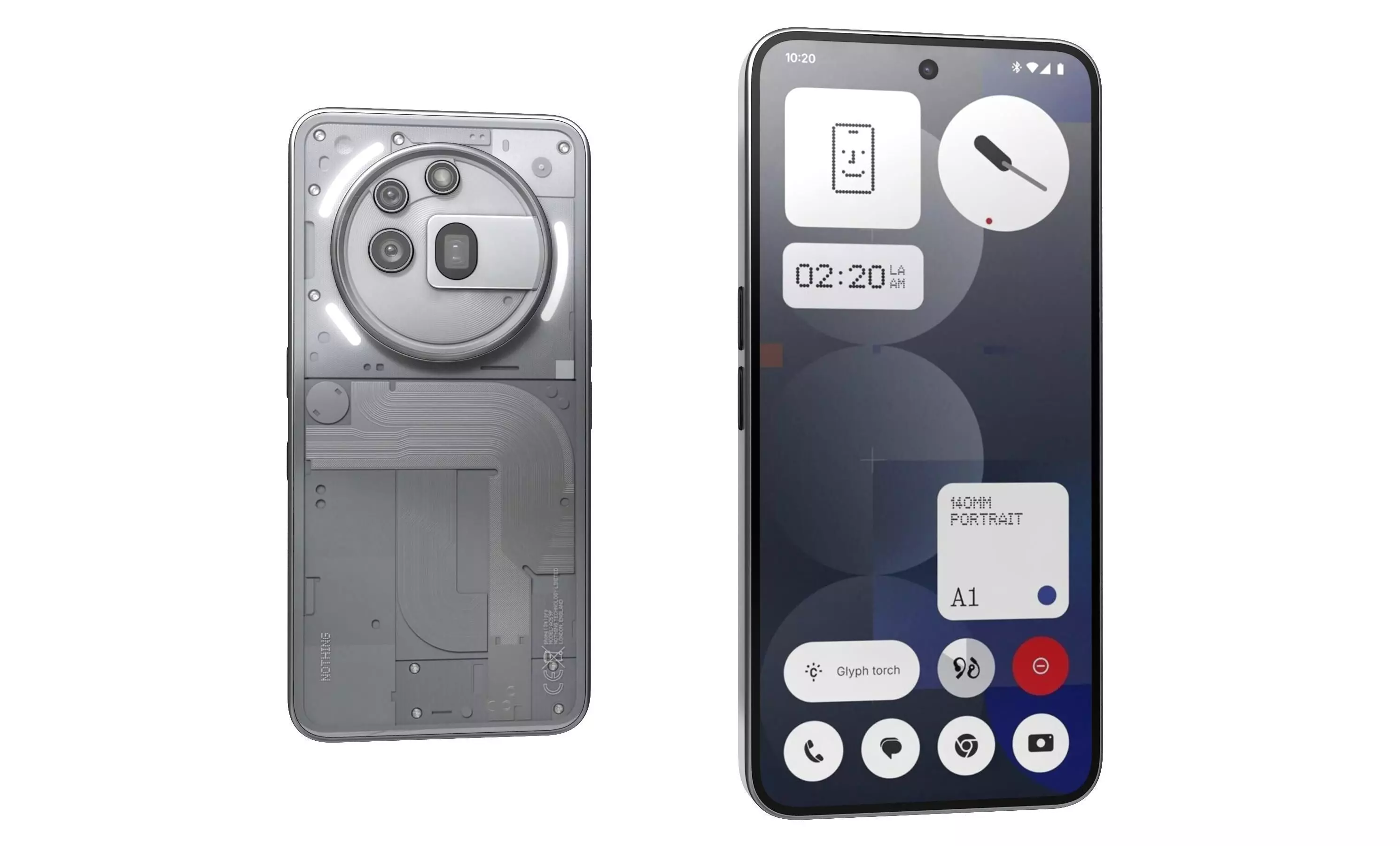 Nothing Phone 3a Pro Gray 3D model_3