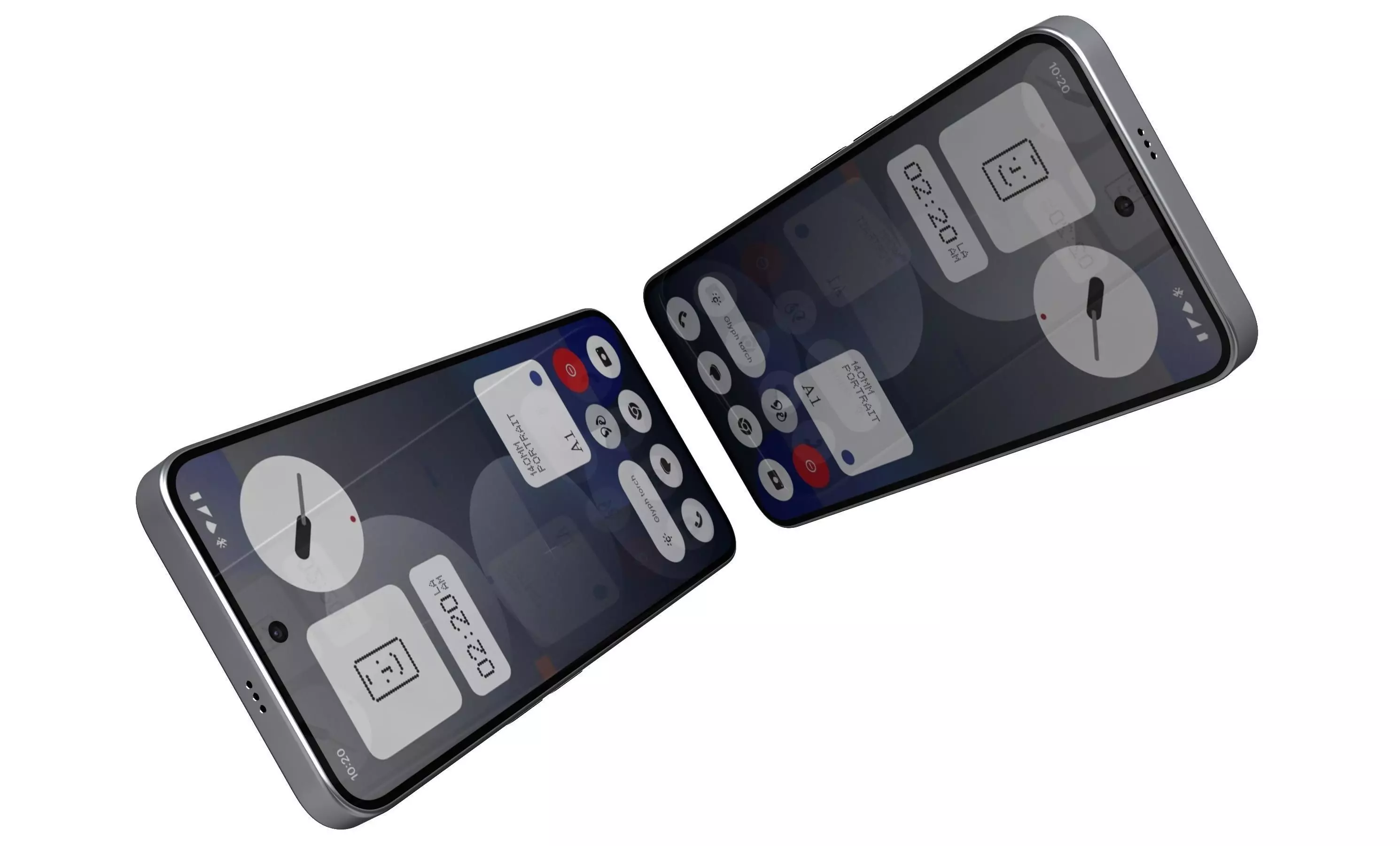 Nothing Phone 3a Pro Gray 3D model_5