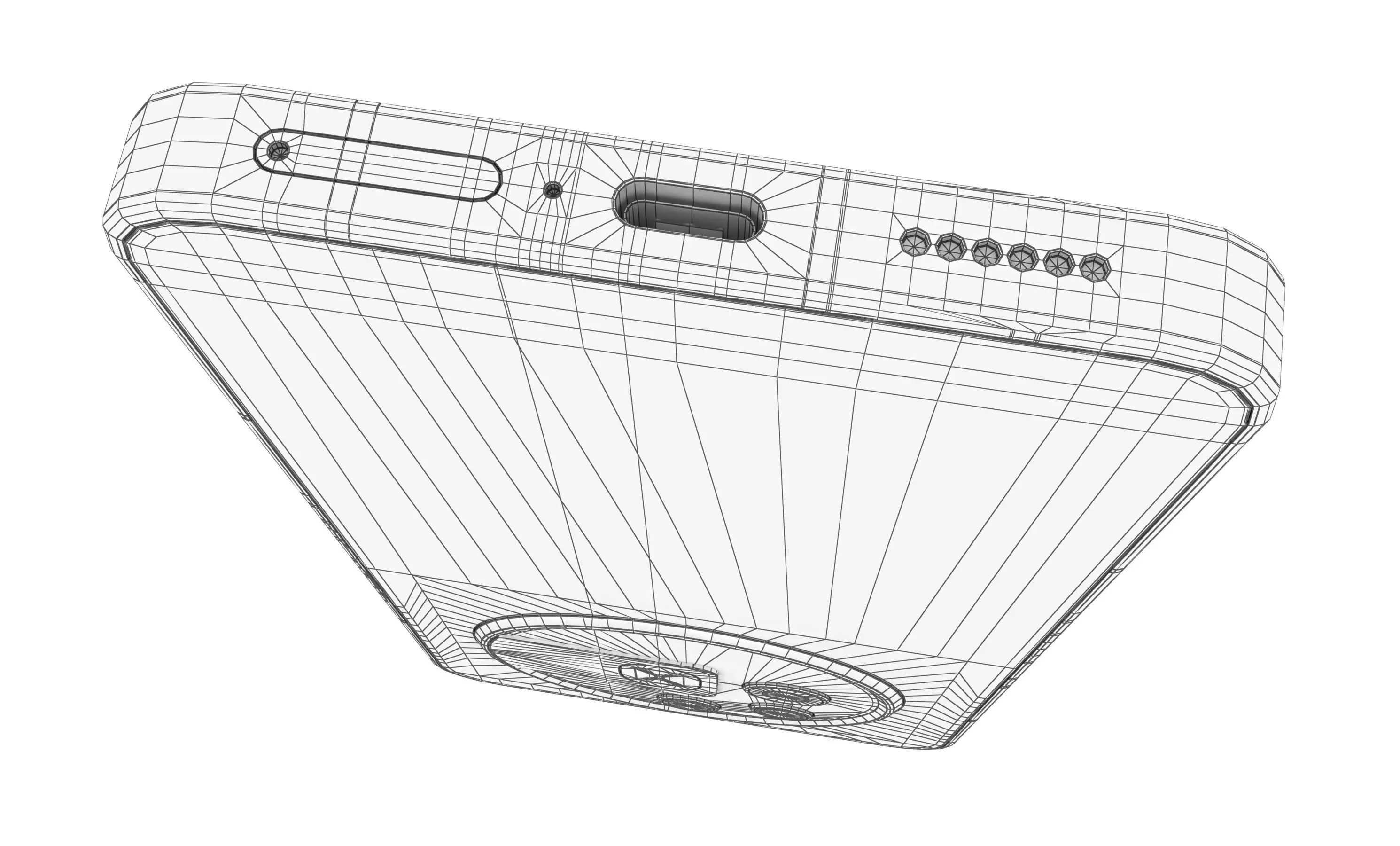 Nothing Phone 3a Pro Gray 3D model_25