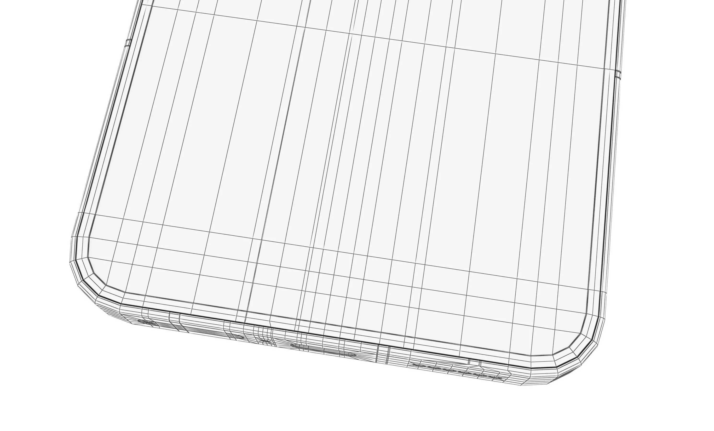 Nothing Phone 3a Pro Gray 3D model_26