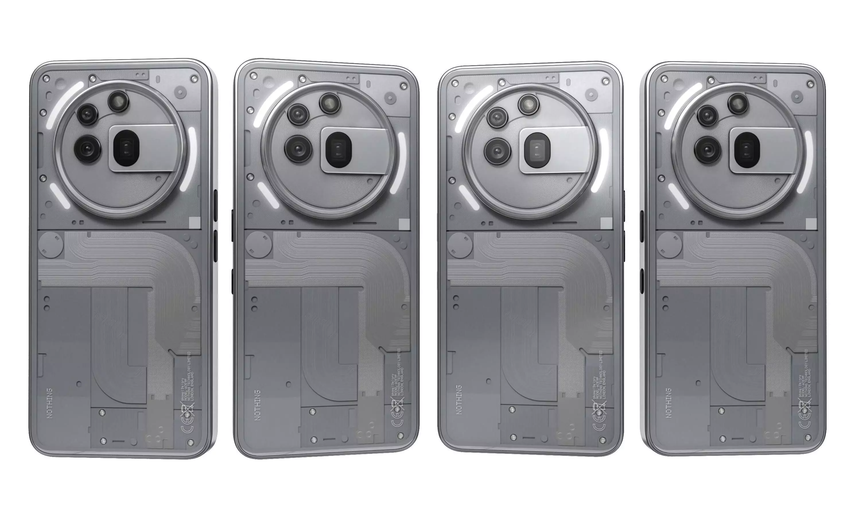 Nothing Phone 3a Pro Gray 3D model_18