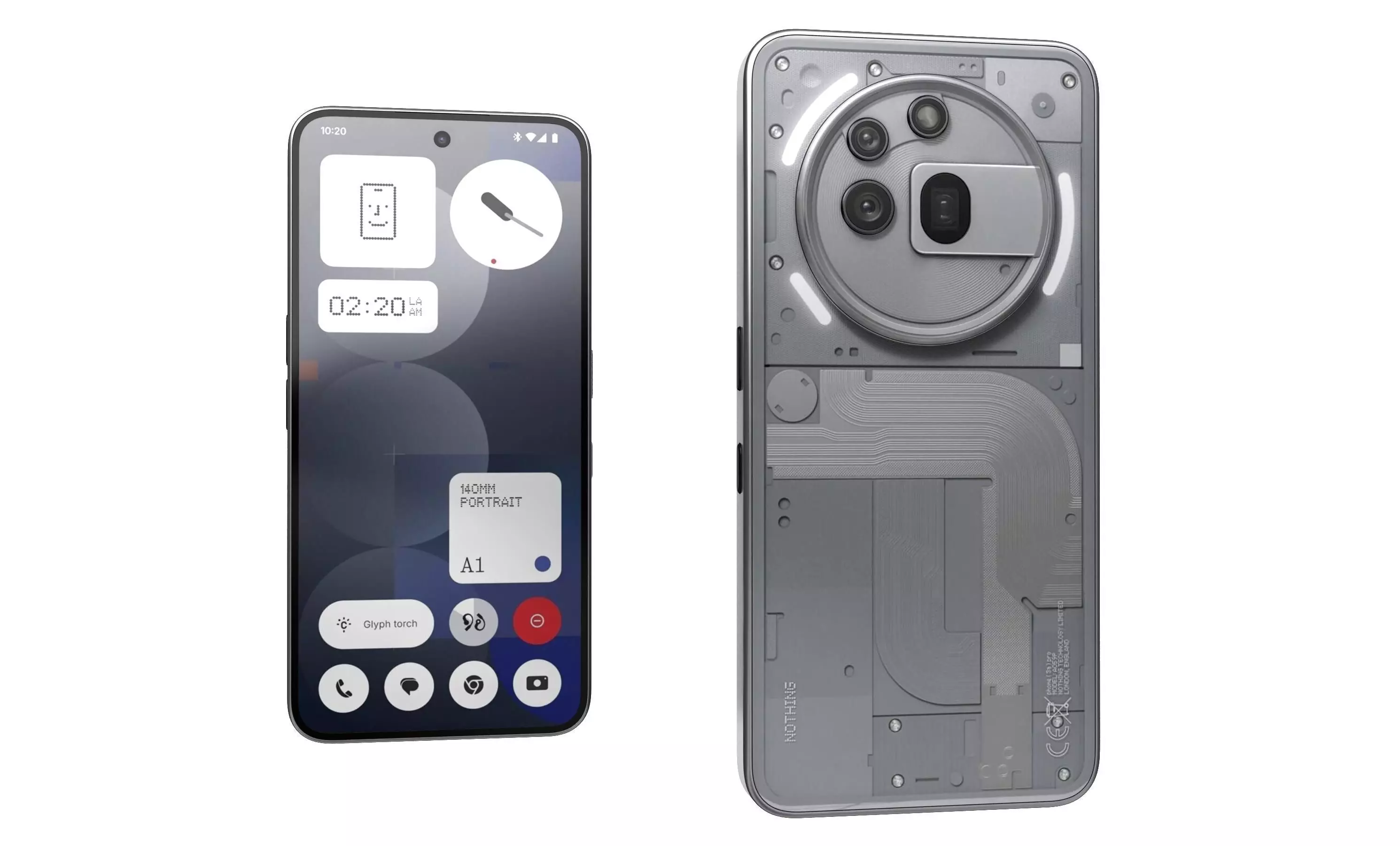 Nothing Phone 3a Pro Gray 3D model_0