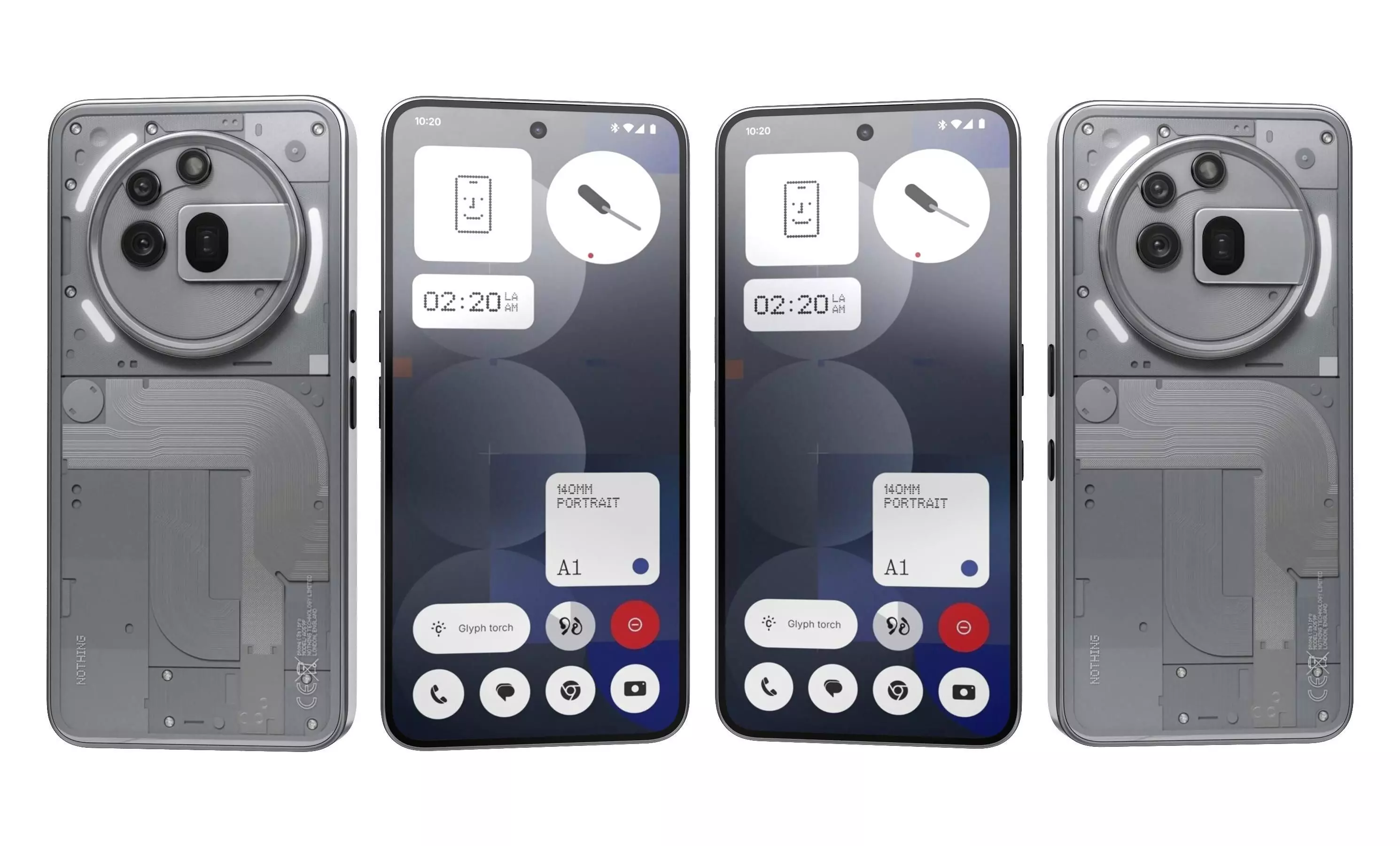 Nothing Phone 3a Pro Gray 3D model_15