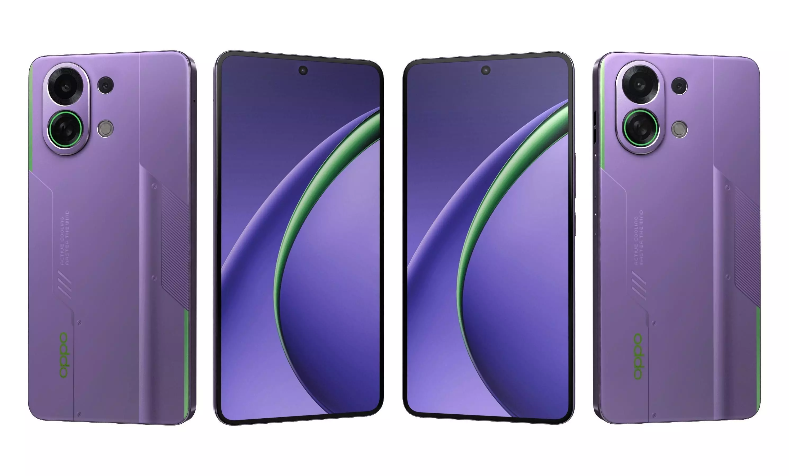 OPPO K13 Turbo Purple 3D model_17