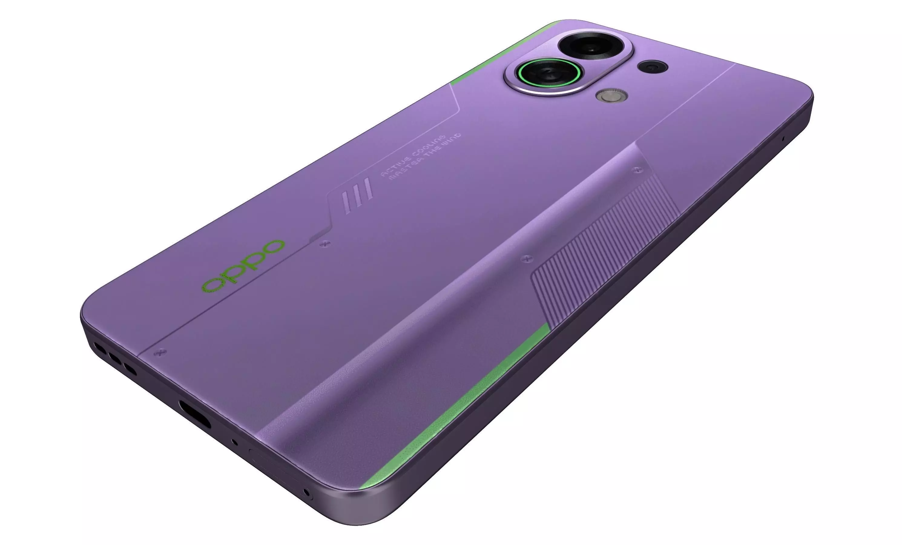 OPPO K13 Turbo Purple 3D model_11