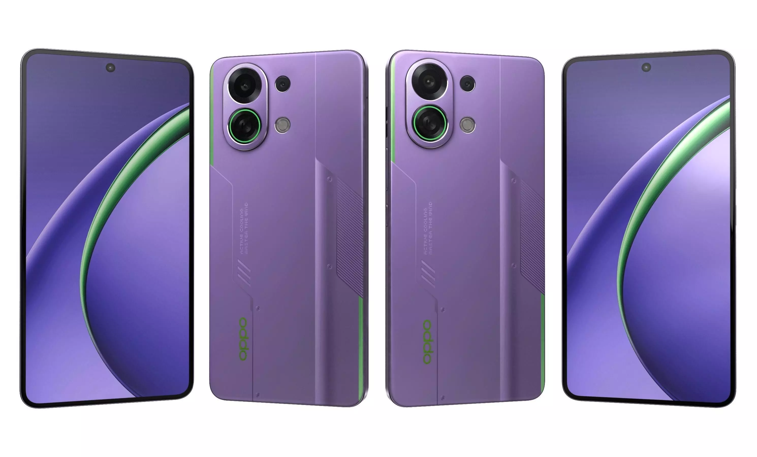 OPPO K13 Turbo Purple 3D model_12