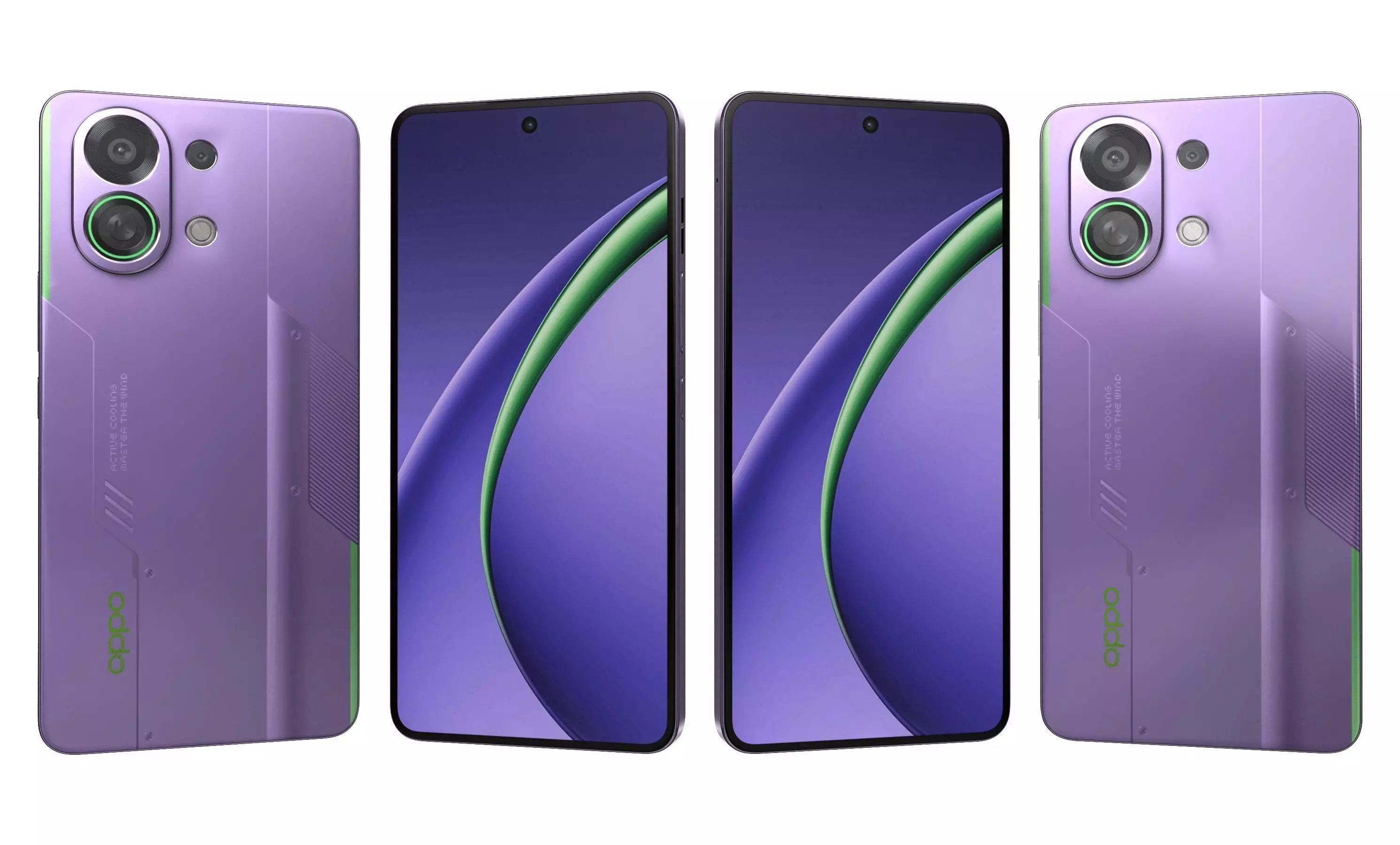 OPPO K13 Turbo Purple 3D model_2