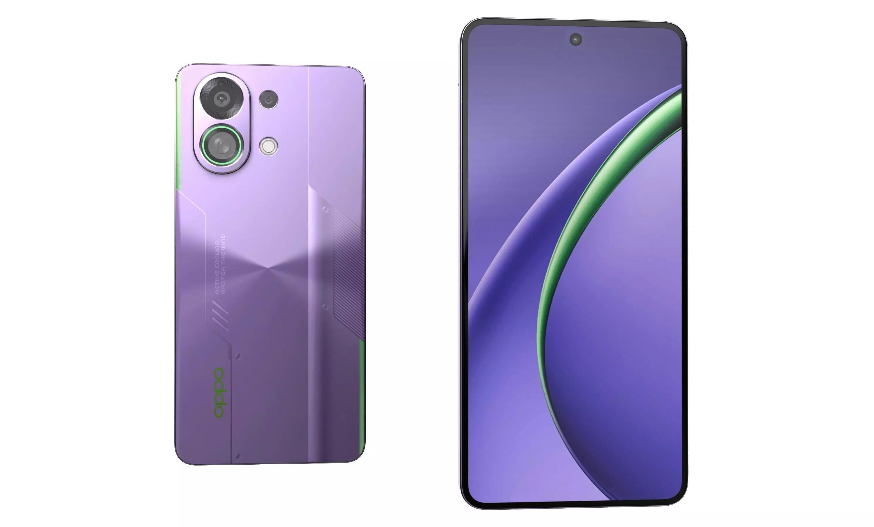 OPPO K13 Turbo Purple 3D model_3