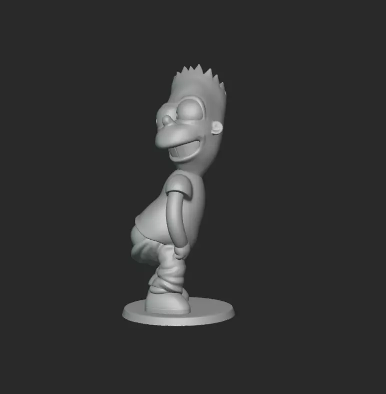 Bart Simpson 3D print model_2