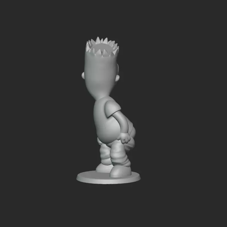Bart Simpson 3D print model_4
