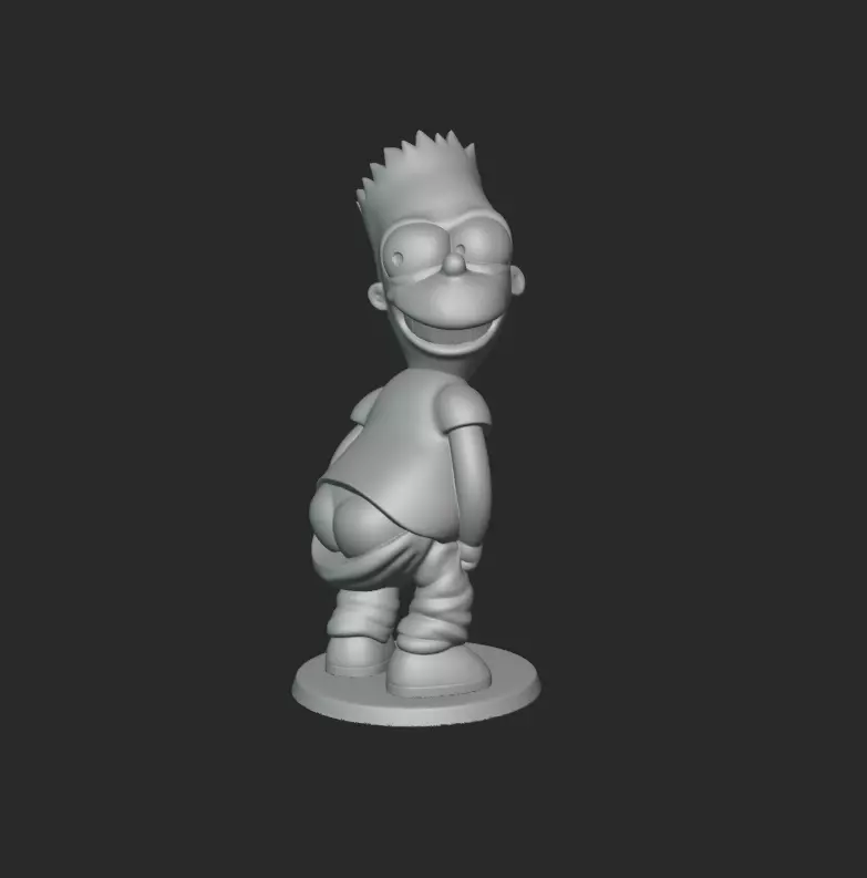 Bart Simpson 3D print model_1
