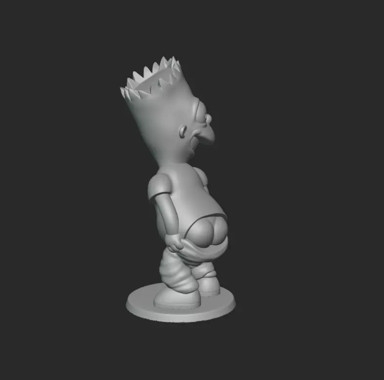 Bart Simpson 3D print model_5