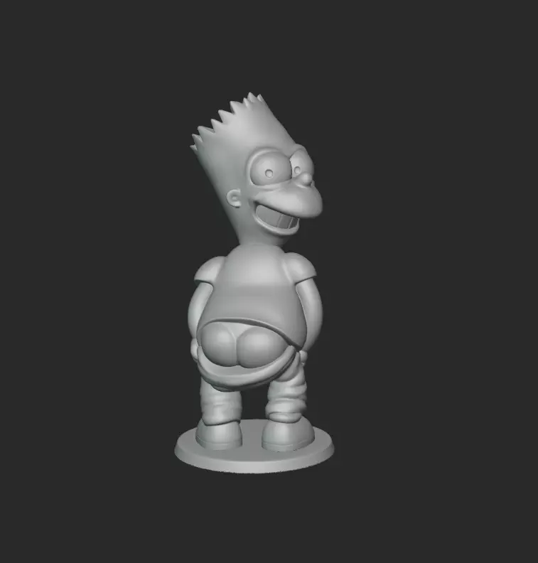Bart Simpson 3D print model_0