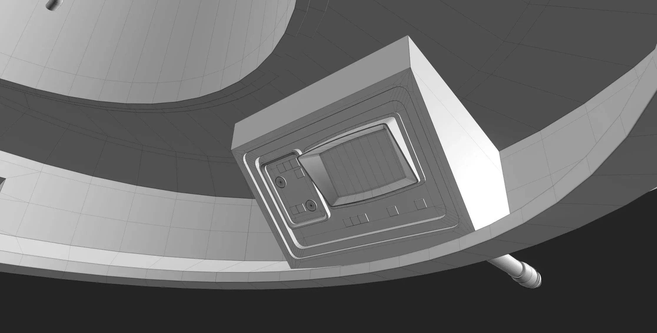 TurretGun Low-poly 3D model_18