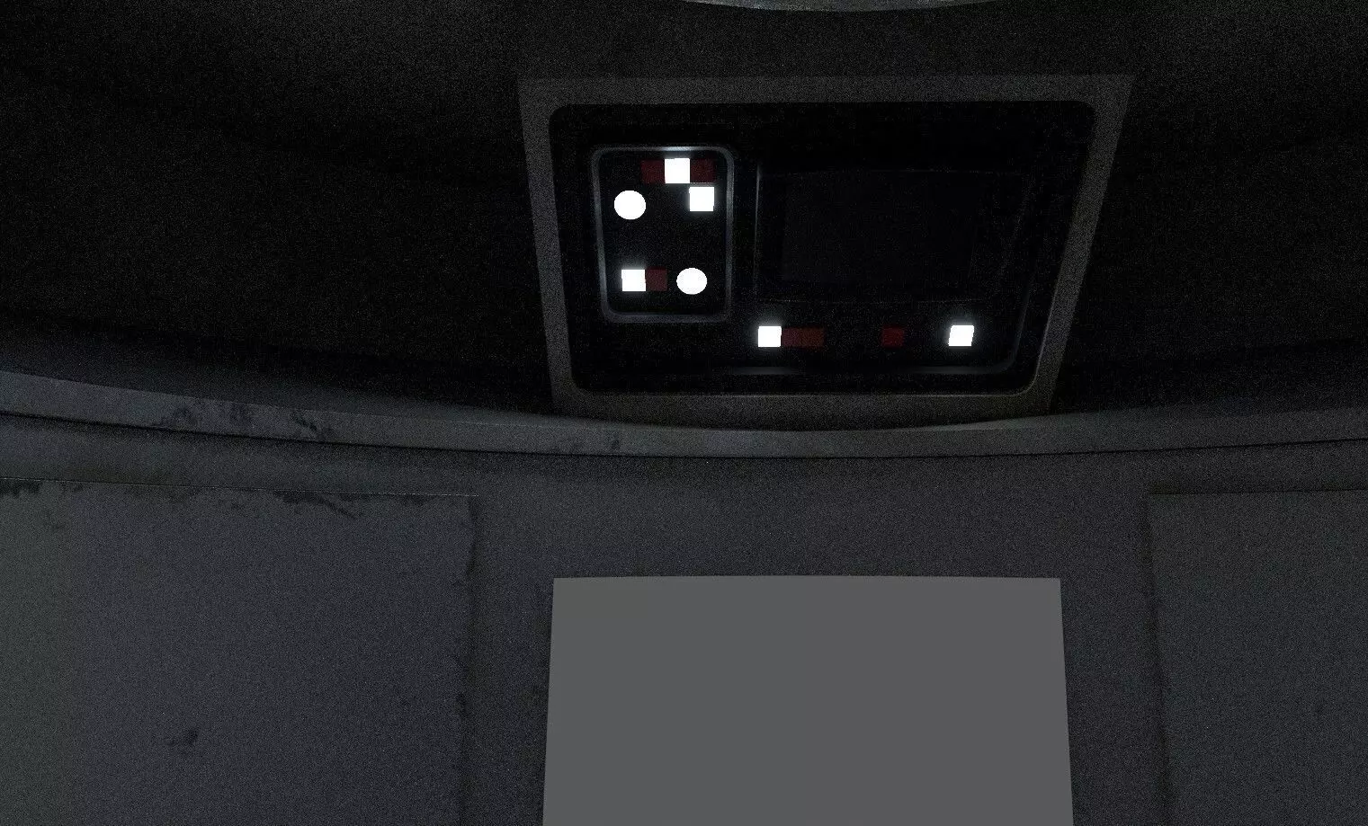 TurretGun Low-poly 3D model_9