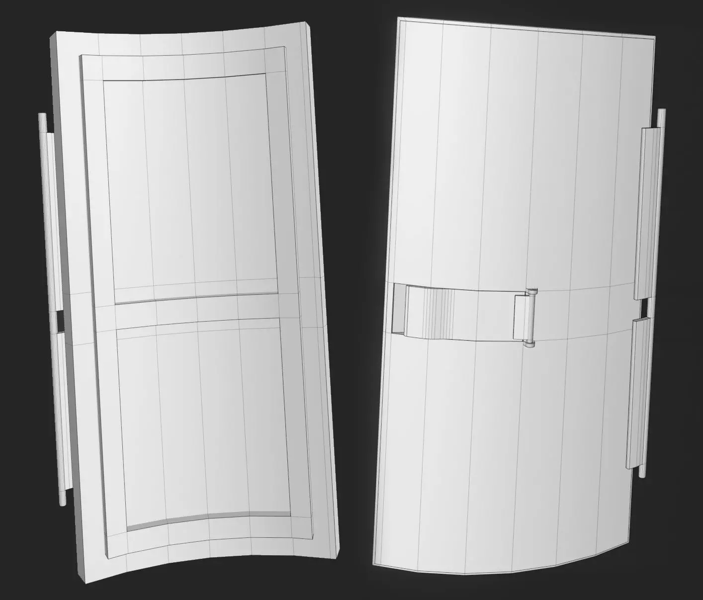 TurretGun Low-poly 3D model_13