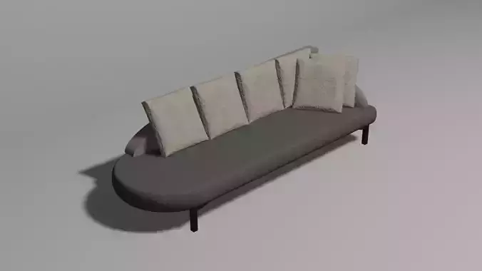Modern and attractive sofa design 3D model