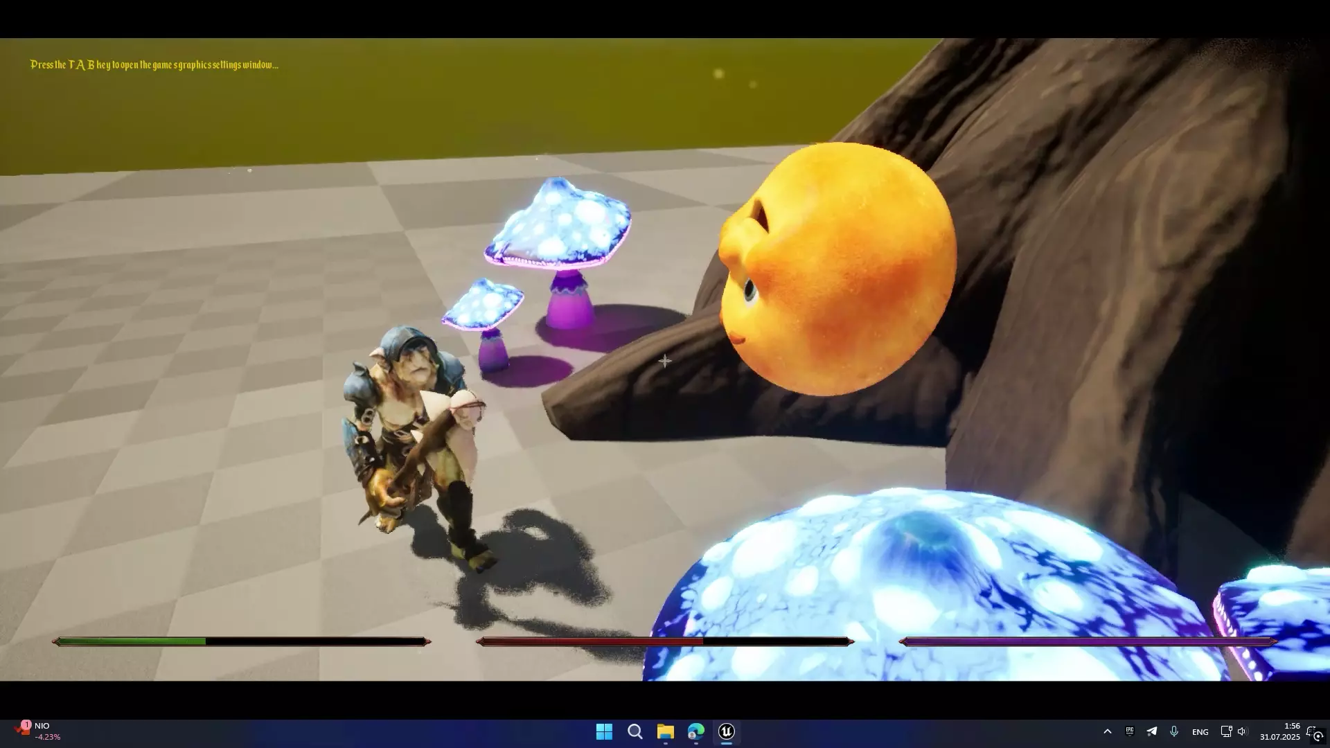 Bun Kolobok Stylized Game Ready 3D Character Low-poly 3D model_8