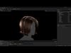 Real-Time Female Bob Hairstyle v07 - Game-Ready Hair Asset Low-poly 3D model_1