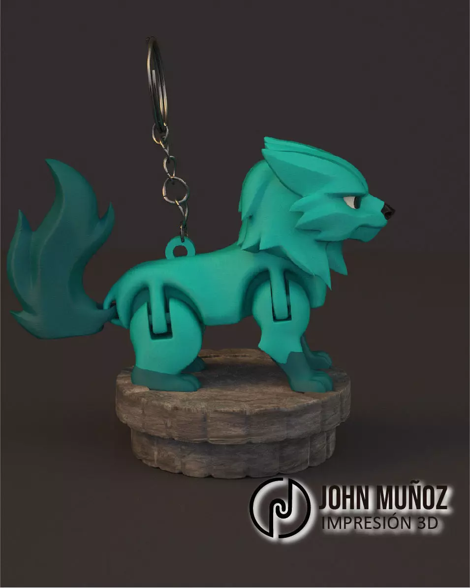 Mizuki Otter Guardian Water - Figure decorative and keychain 3D print model_4