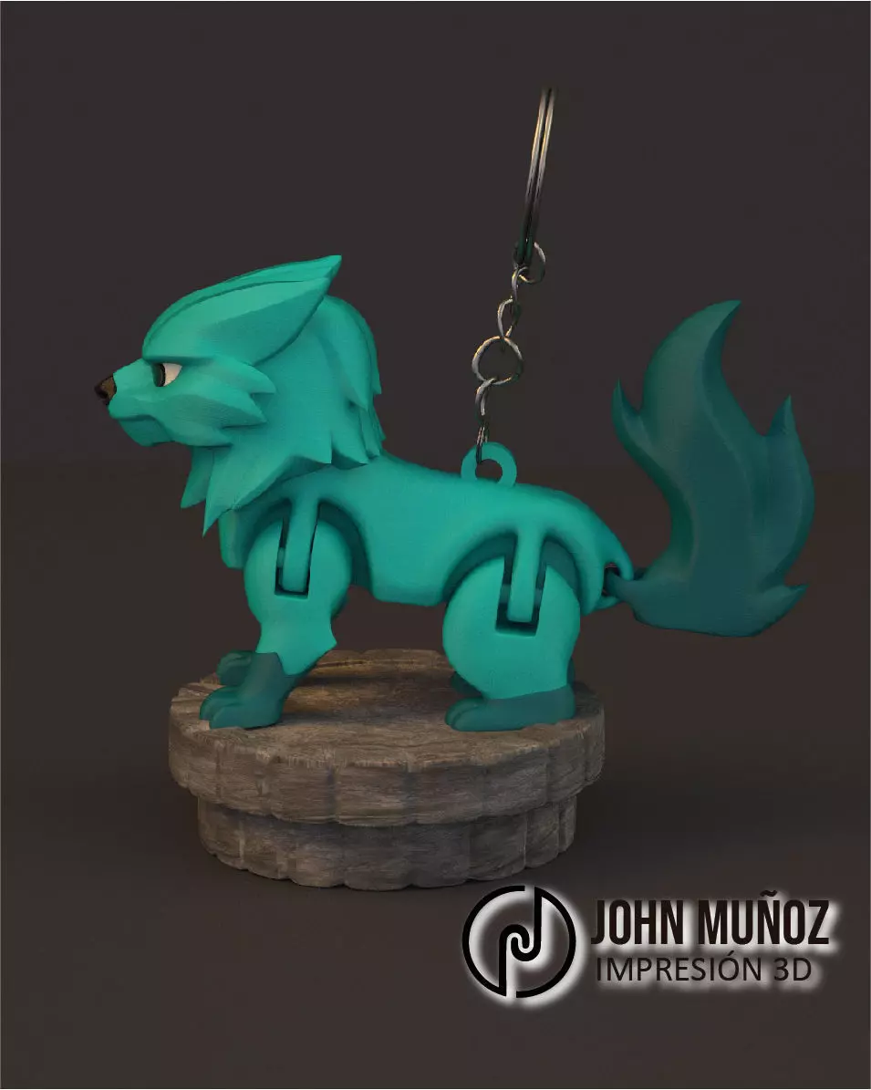 Mizuki Otter Guardian Water - Figure decorative and keychain 3D print model_1
