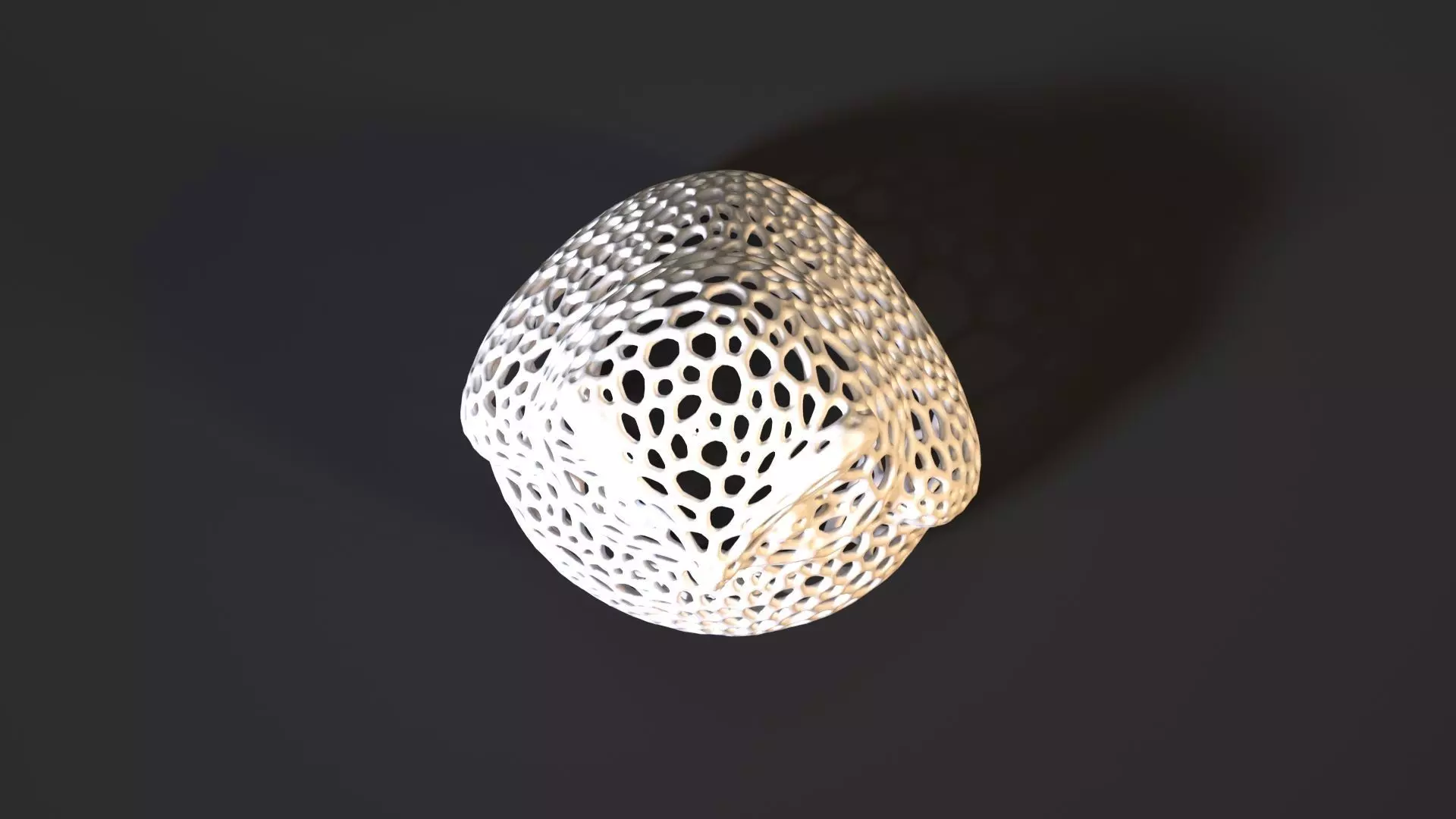 Owl Sculpture Voronoi 3D print model_9