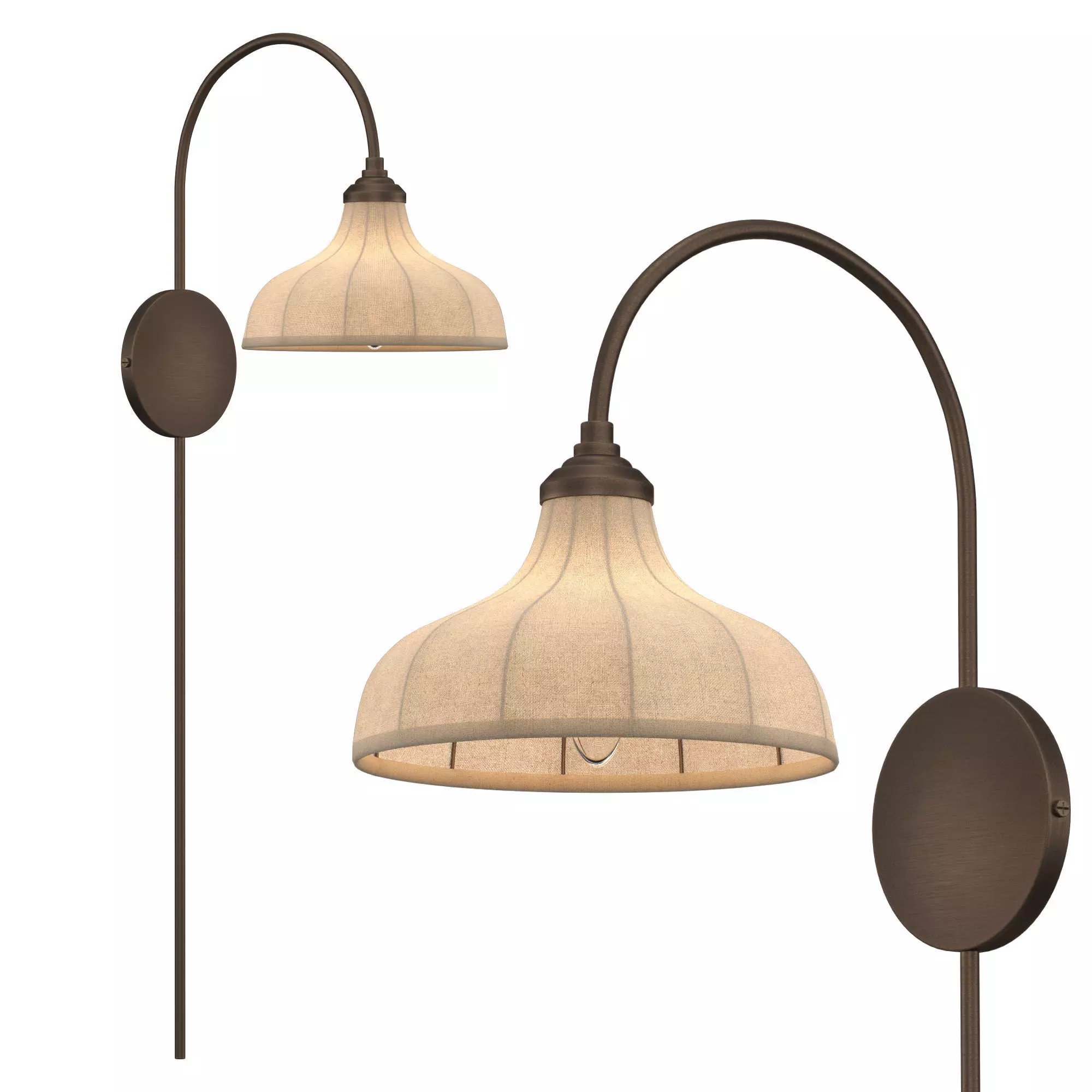 Winslet Sconce 3D model_0