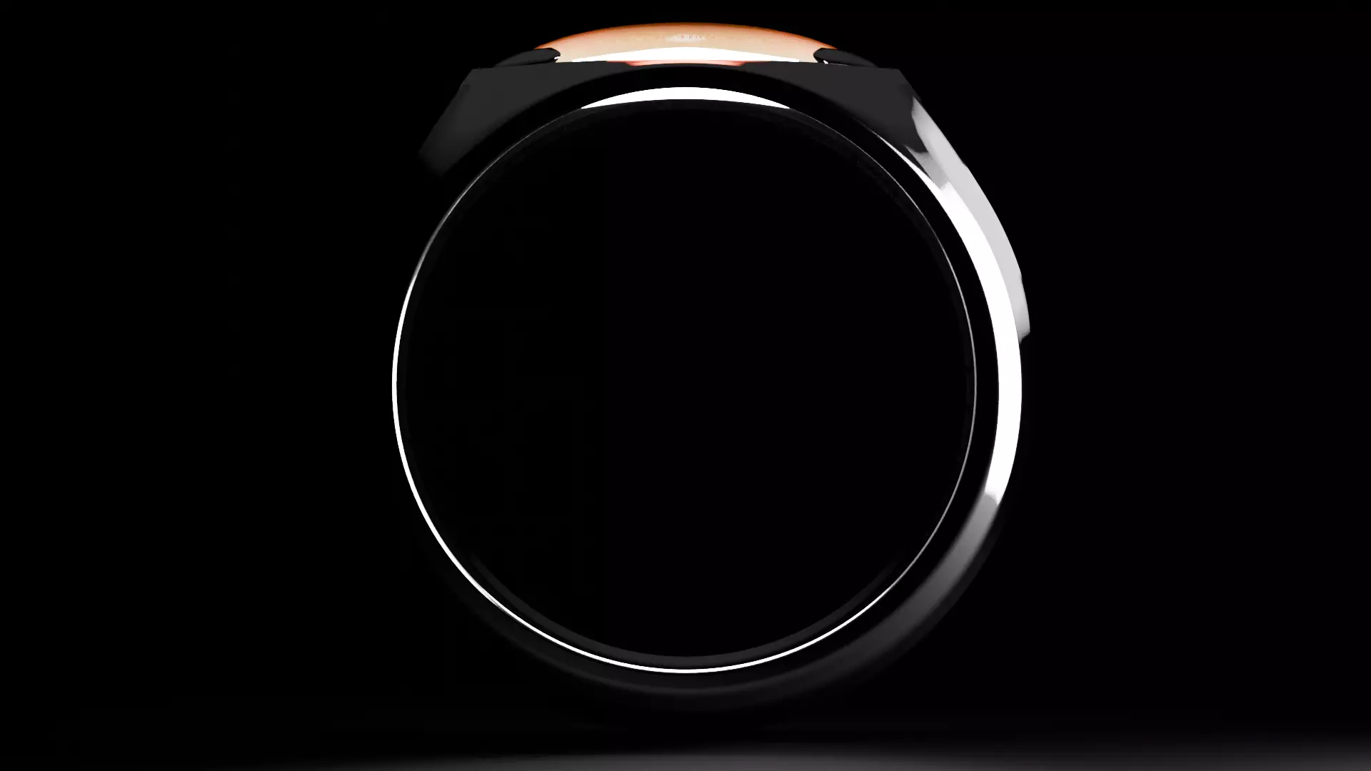 Carnelian Ring 3D print model_4