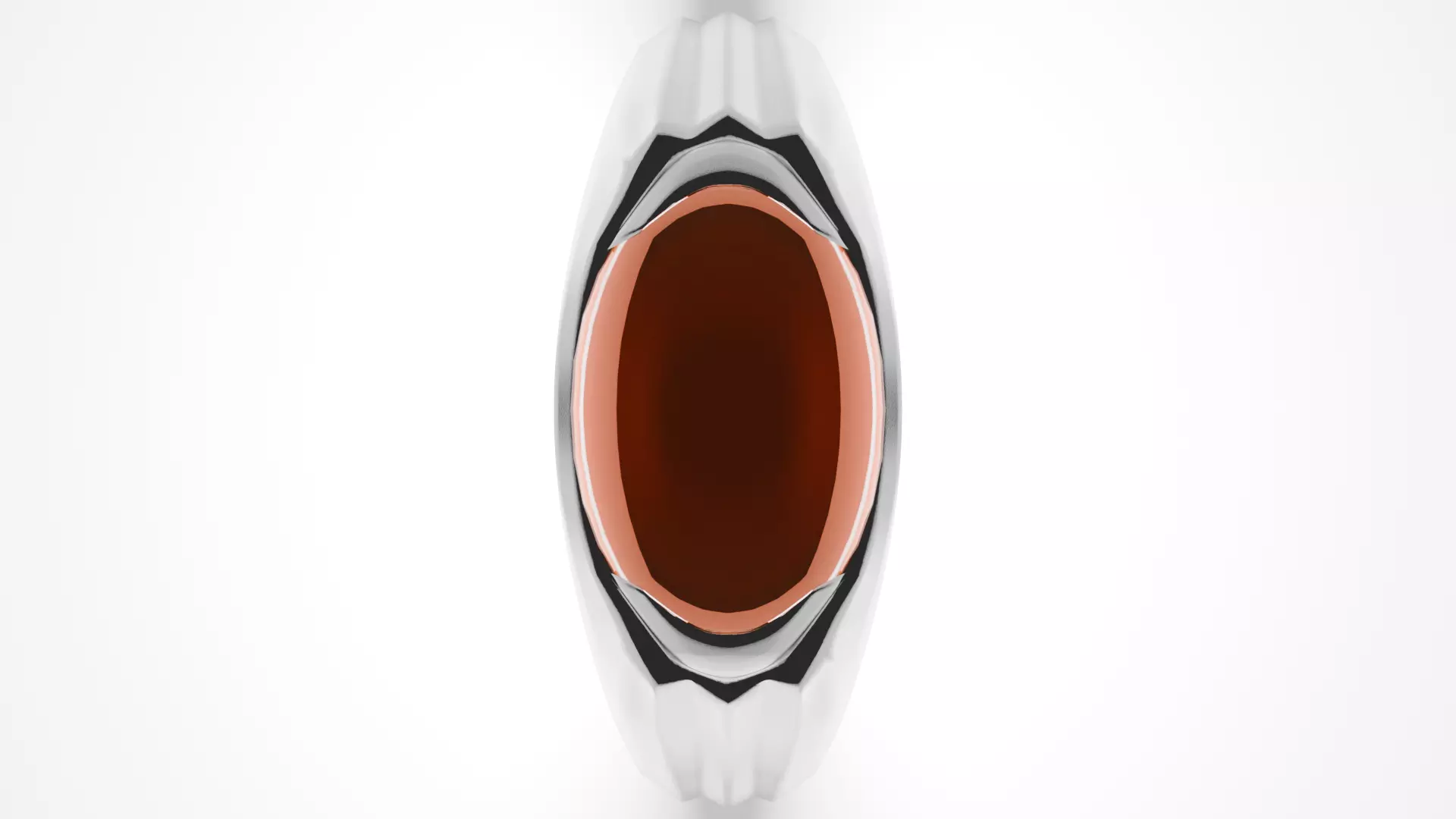 Carnelian Ring 3D print model_7