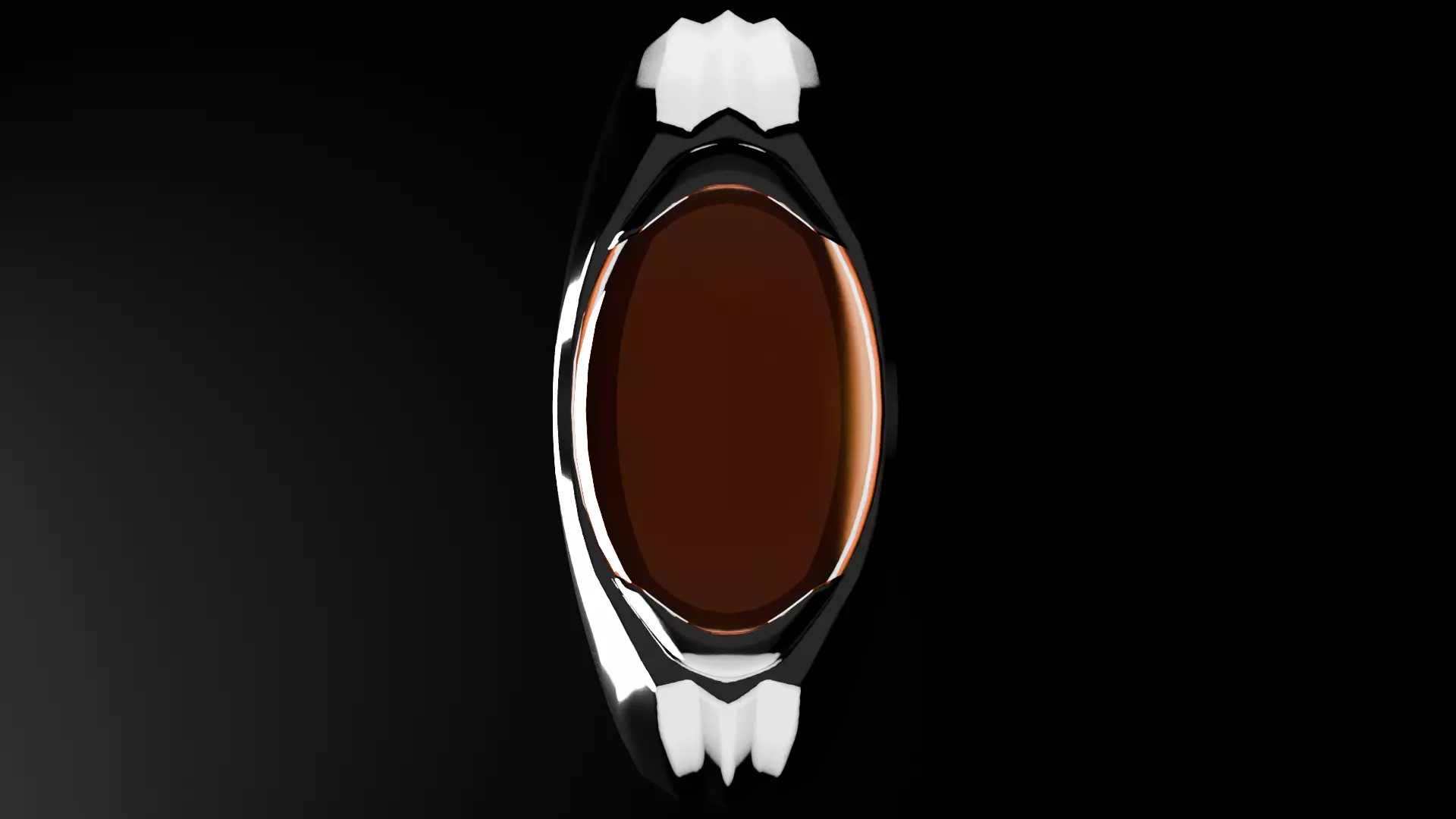 Carnelian Ring 3D print model_8