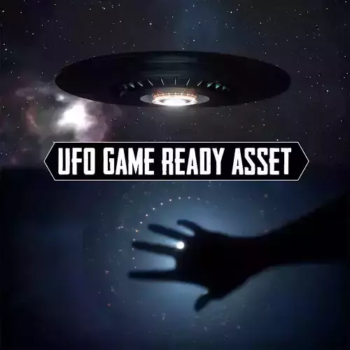UFO Game-Ready Sci Fi 3D Model with Rig and Animation Low-poly 3D model UFO Game-Ready Sci Fi 3D Model with Rig and Animation Low-poly 3D model