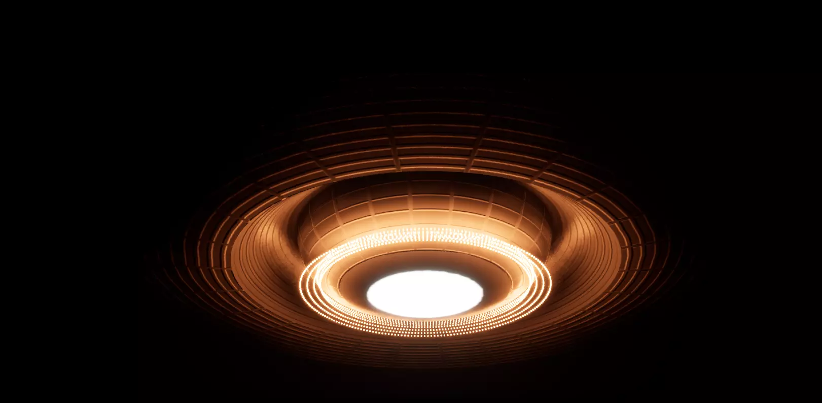 UFO Game-Ready Sci Fi 3D Model with Rig and Animation Low-poly 3D model_16