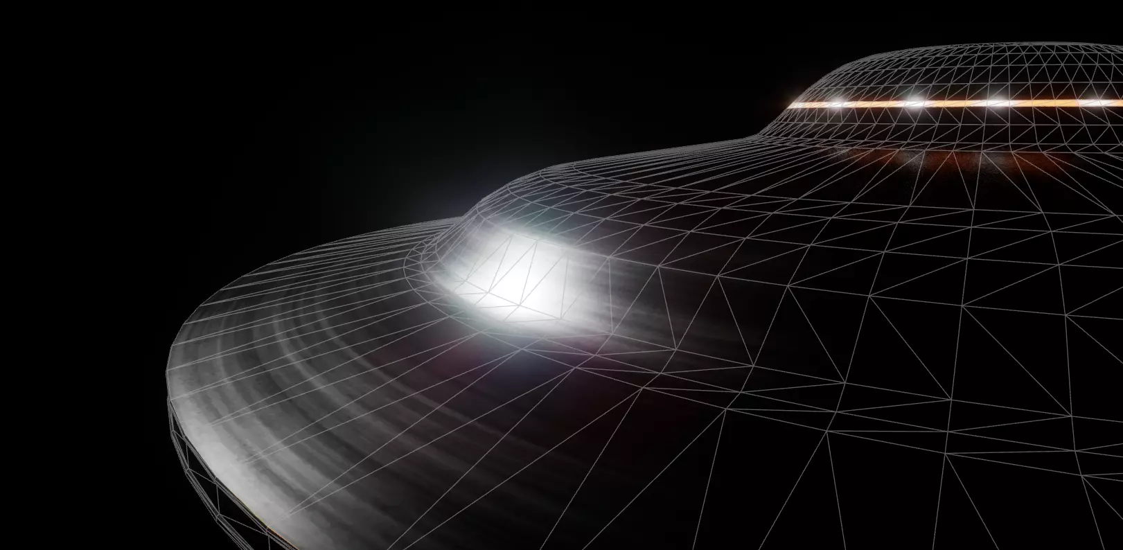 UFO Game-Ready Sci Fi 3D Model with Rig and Animation Low-poly 3D model_19