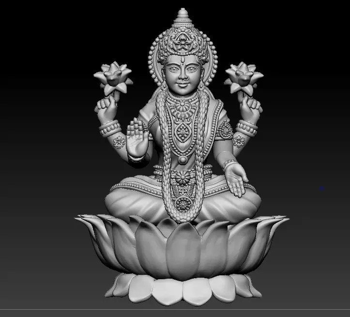 AshtaLaxmi - 8 Laxmi 3D print model 3D print model 3D print model_11
