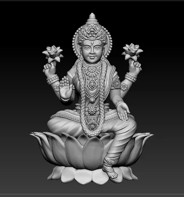 AshtaLaxmi - 8 Laxmi 3D print model 3D print model 3D print model_3