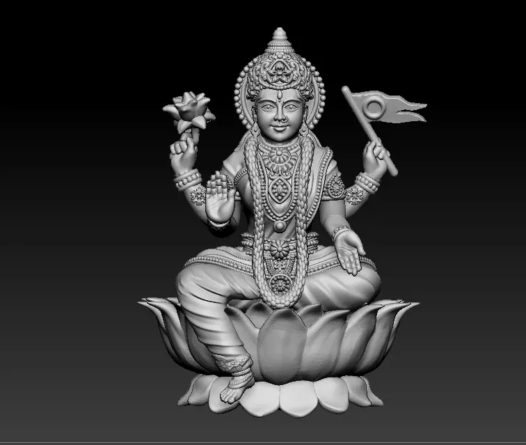 AshtaLaxmi - 8 Laxmi 3D print model 3D print model 3D print model_4