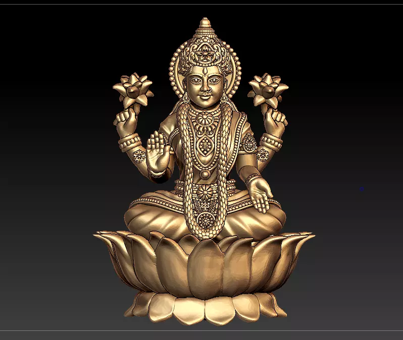 AshtaLaxmi - 8 Laxmi 3D print model 3D print model 3D print model_24