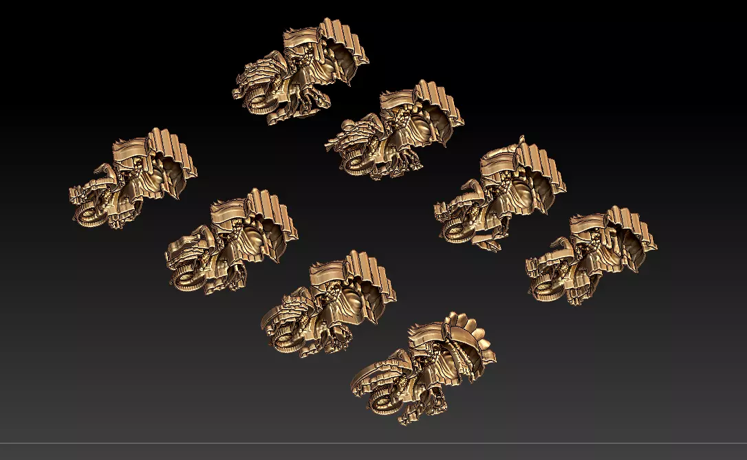 AshtaLaxmi - 8 Laxmi 3D print model 3D print model 3D print model_18