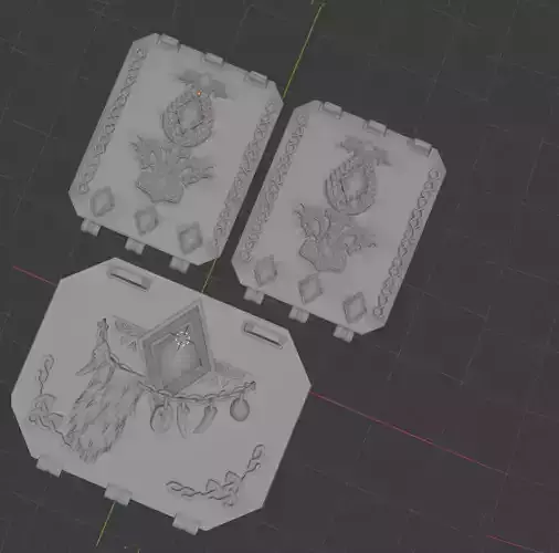 Space Viking wolves flying tank repulsor doors - Hammer