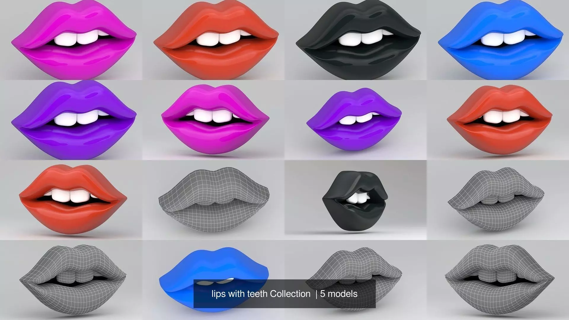 lips with teeth Collection _1