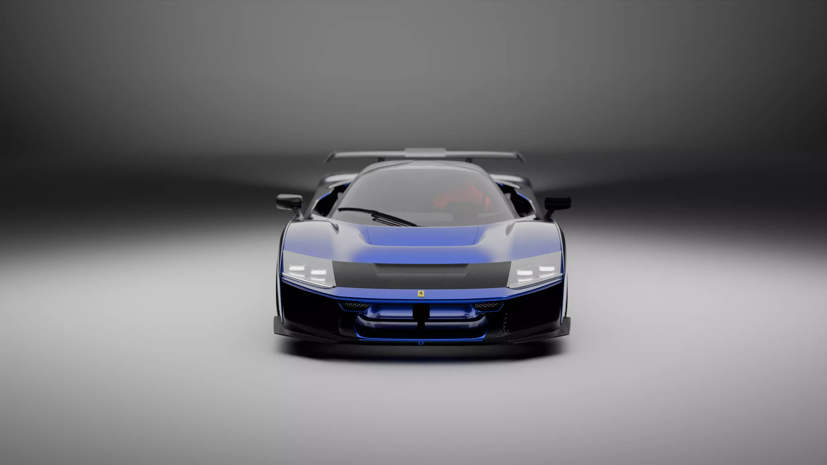 Ferrari F80 Realistic Model Fully Rigged 3D model_2