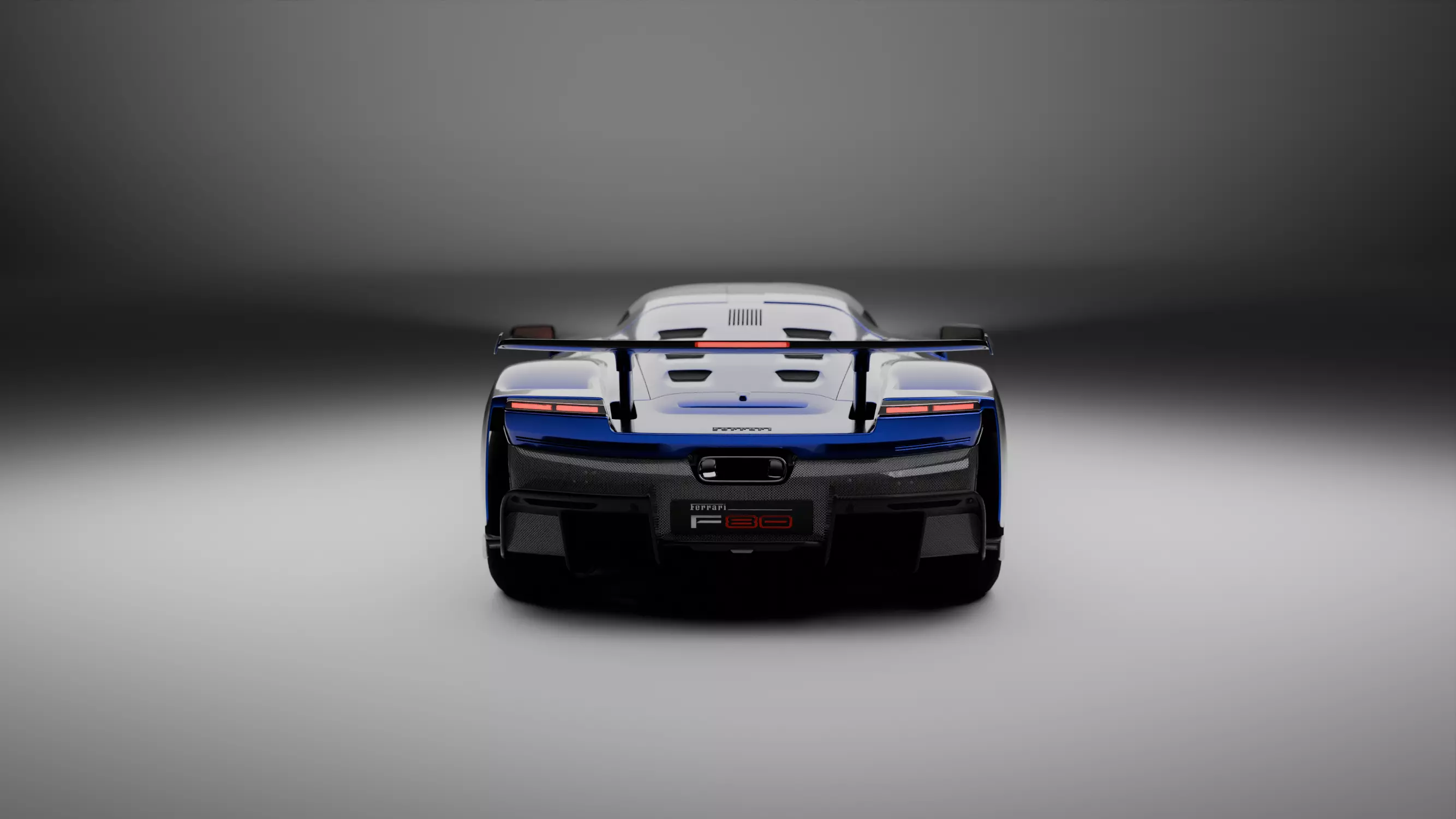 Ferrari F80 Realistic Model Fully Rigged 3D model_3