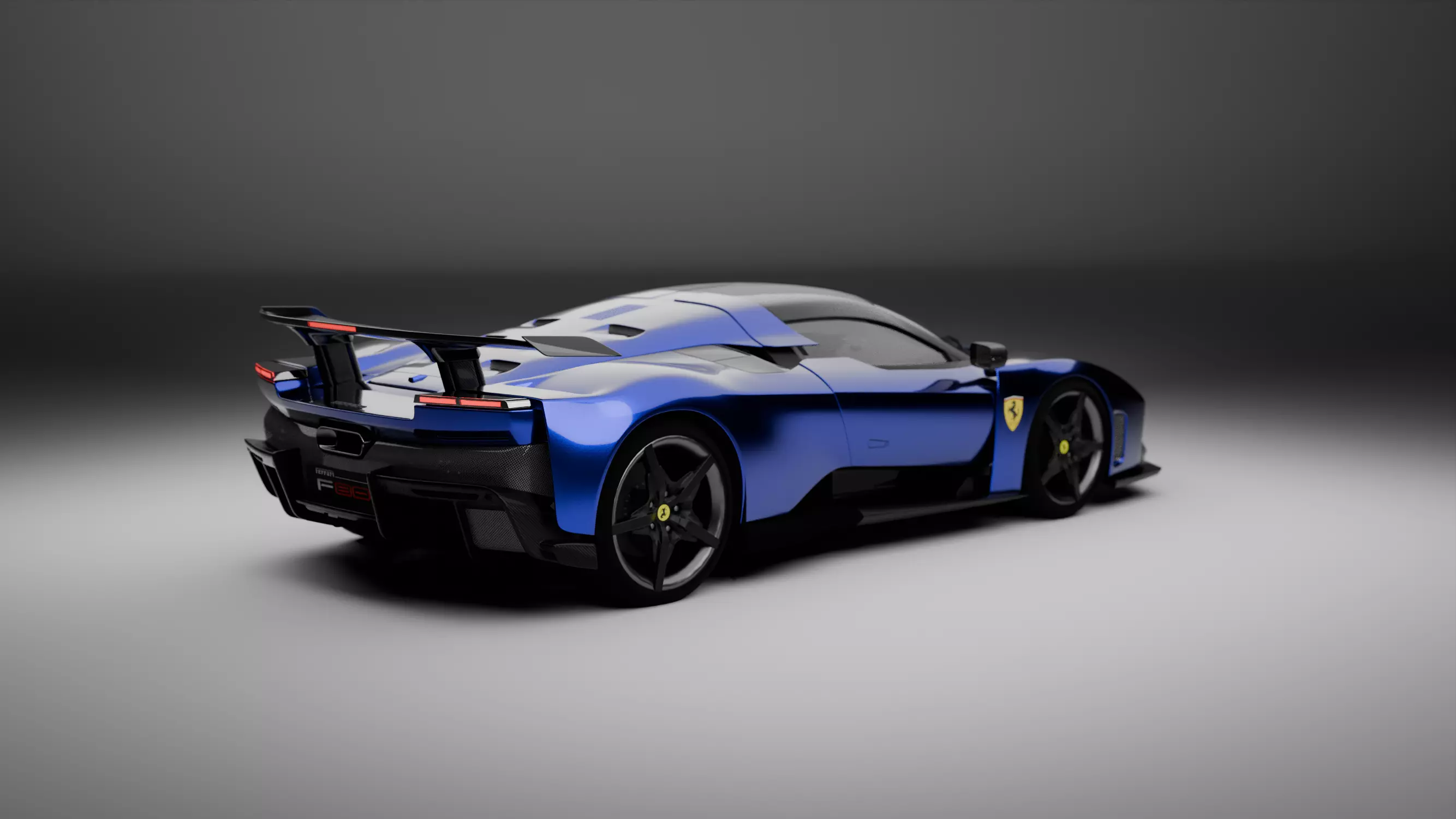 Ferrari F80 Realistic Model Fully Rigged 3D model_1