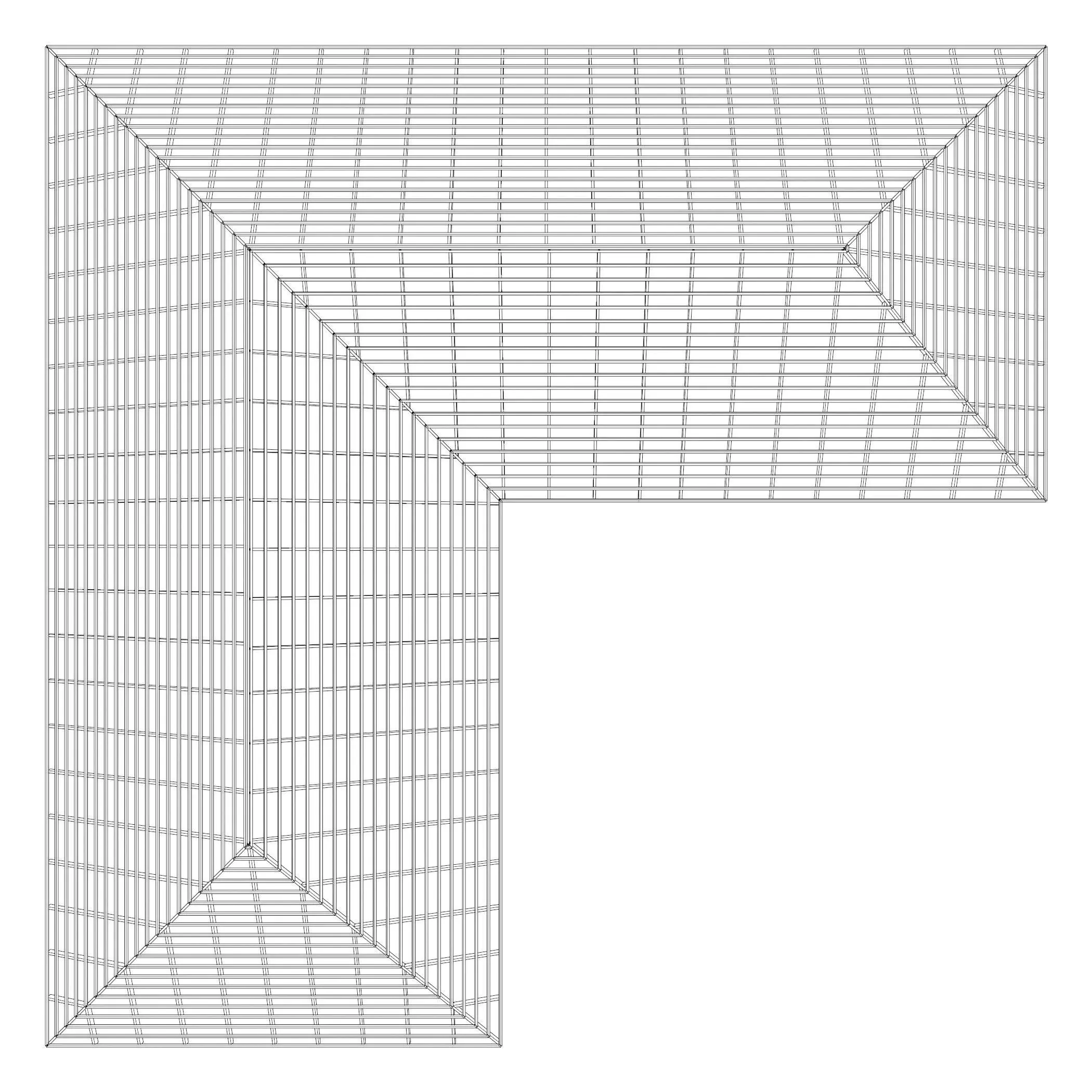 Roof structure 25O13 3D model_5